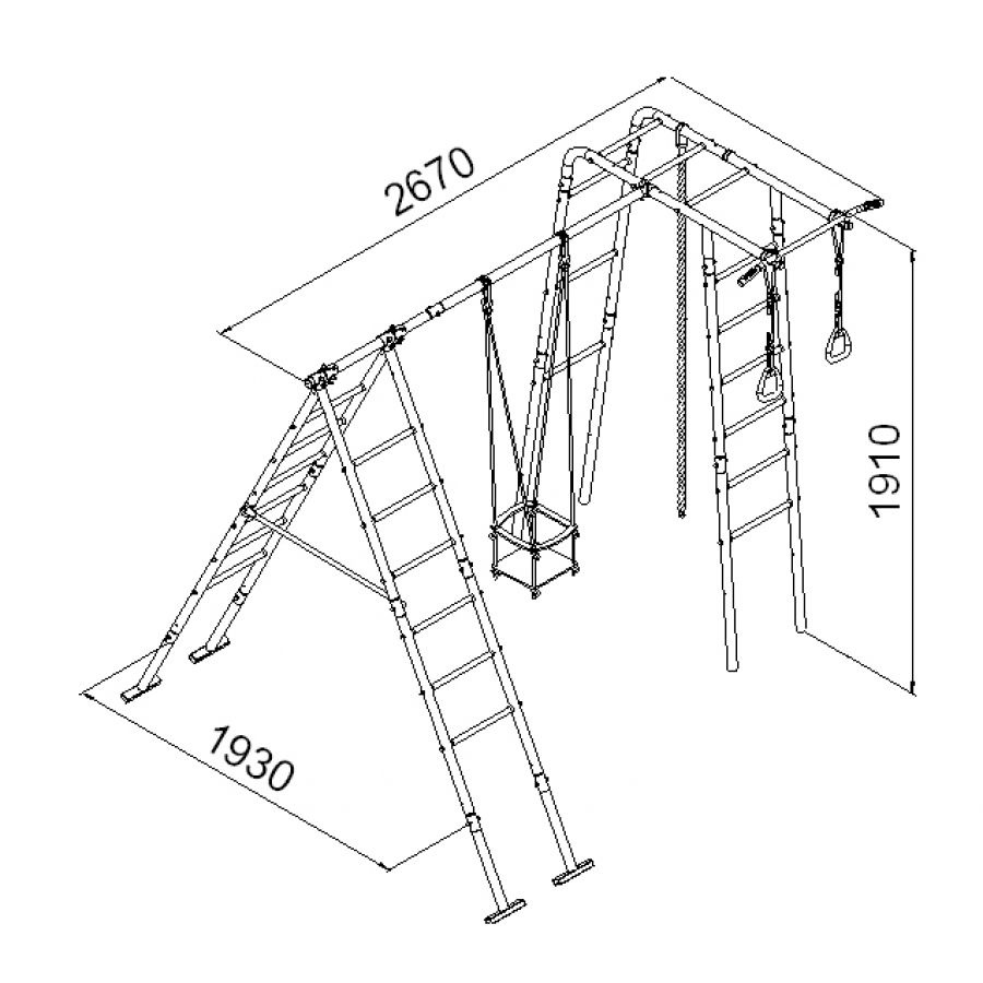 Спортивно-игровой комплекс Kampfer Happy Child